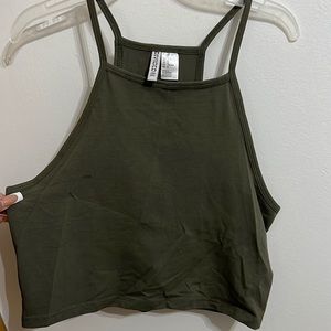 H&M, size medium, dark green
